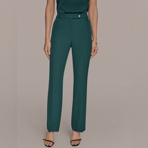 NWT Donna Karan Women's Straight-Leg Pants, 10. Hudson